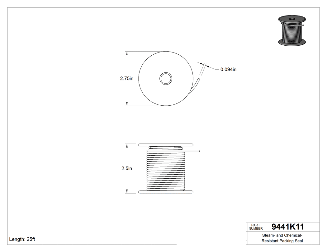 Technical drawing - 9441K11